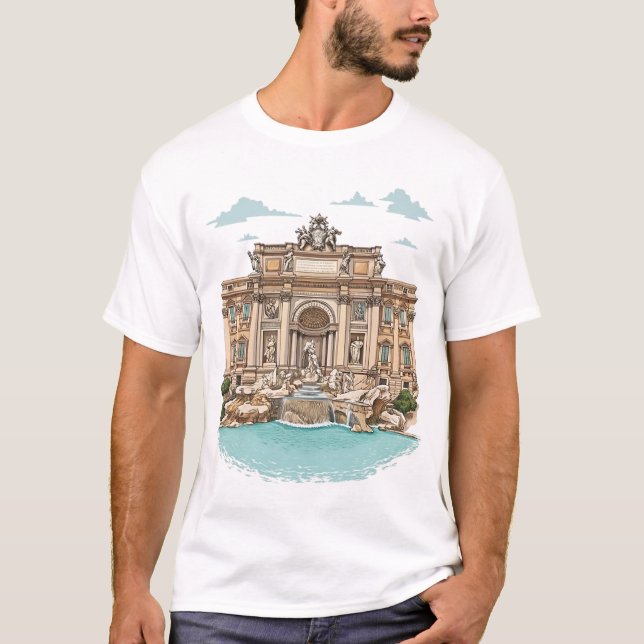CAMISETA FONTE DA TREVI (Frente)