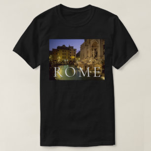 Camiseta Fonte da Trevi à Noite   Roma, Lazio, Itália