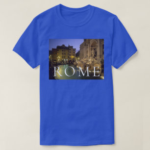 Camiseta Fonte da Trevi à Noite   Roma, Lazio, Itália