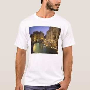 Camiseta Fonte da Trevi à noite, Roma, Lazio, Itália