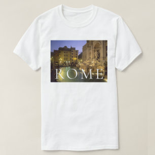 Camiseta Fonte da Trevi à Noite Roma, Lazio, Itália