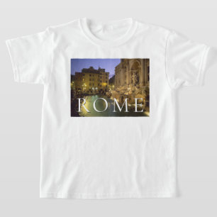 Camiseta Fonte da Trevi à Noite Roma, Lazio, Itália