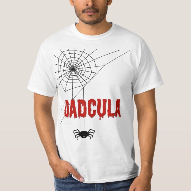 Camiseta Fonte Dadcula com Sangue Pingando e Aranha (Frente)
