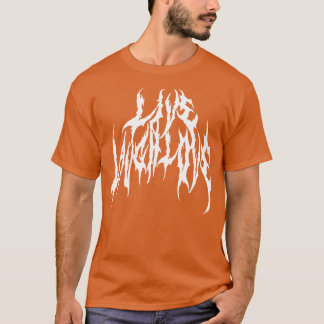 Camiseta Fonte de metal do Live Laugh Love