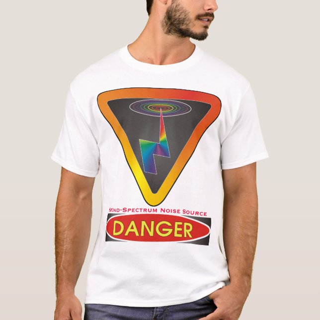 Camiseta Fonte de ruído do Largo-Espectro (Frente)