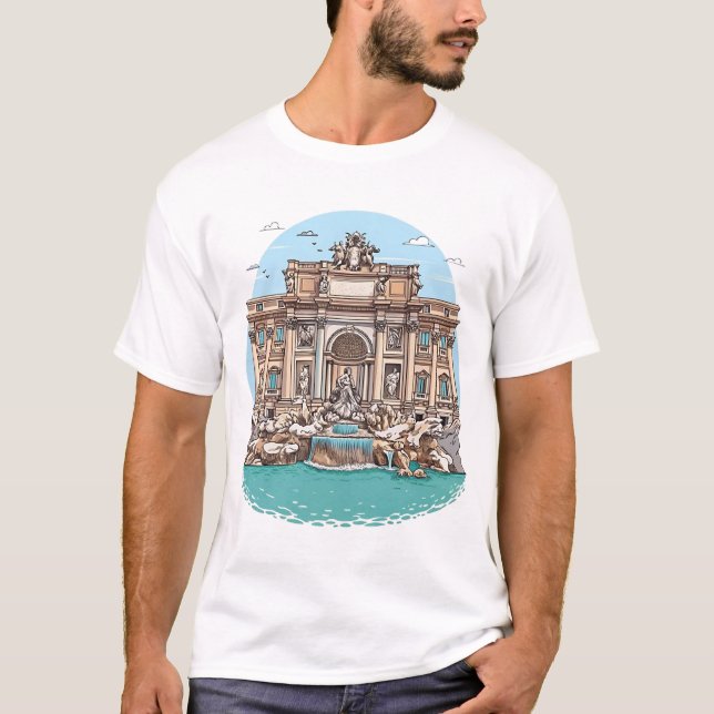 Camiseta Fonte de Trevi (Frente)
