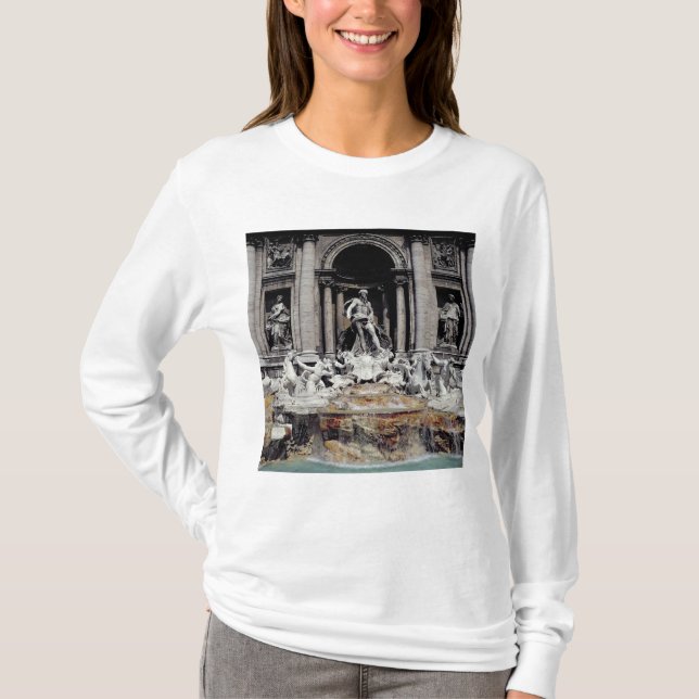 Camiseta Fonte do Trevi, construída 1732-62 (Frente)