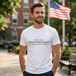 Camiseta Fonte Estilosa do DIA DA INDEPENDÊNCIA