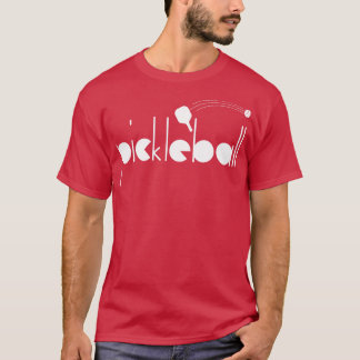 Camiseta Fonte Geométrica de Pickleball 1