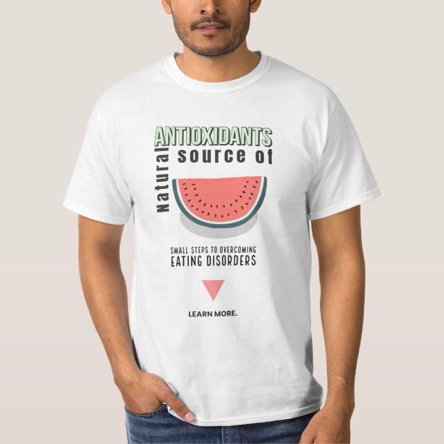 Camiseta Fonte natural de antioxidantes gratuitos na Palest (Frente)