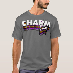 Camiseta Fonte Retroativa do Orgulho da Cidade de Charm Bal