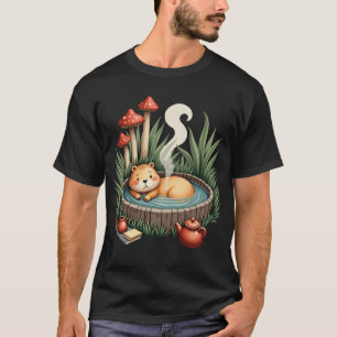 Camiseta Fonte Termal do Capivara Cottagecore Vida Lenta