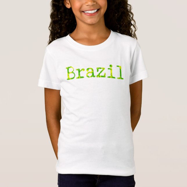 Camiseta Fonte verde e amarela do Brasil (Frente)