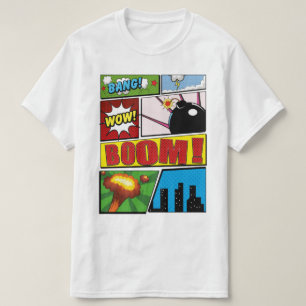 Camiseta Fontes de desenho da revista em quadrinhos!