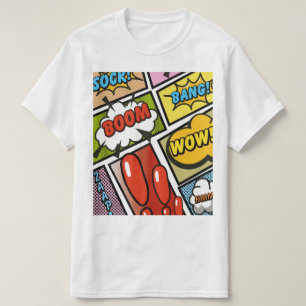 Camiseta Fontes de desenho da revista em quadrinhos!