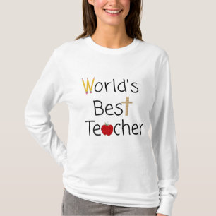 Camiseta Fontes de escola legal do melhor professor do