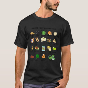 Camiseta Fontes de Proteína Vegana