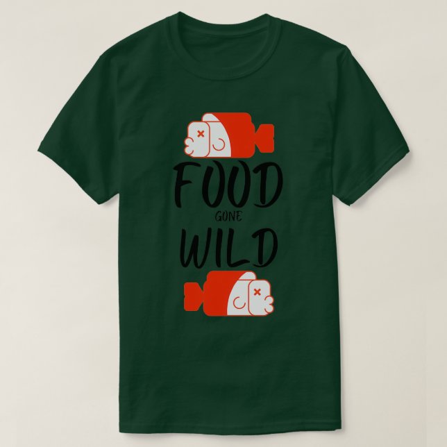 Camiseta Food Gone Wild  (Frente do Design)