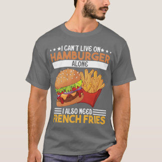 Camiseta Food Lifestyle Meaty Burger Food Lovers Gifts Idea