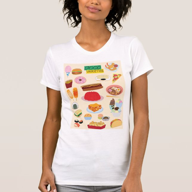 Camiseta Food Varieties (Frente)