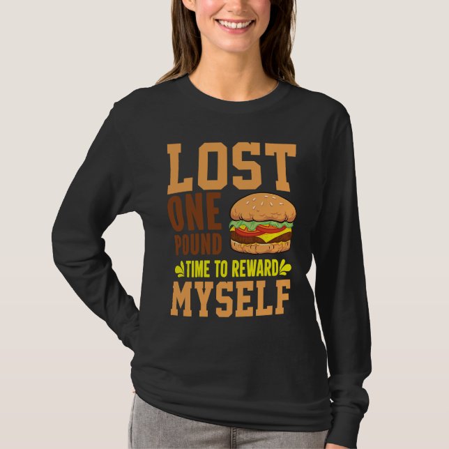 Camiseta Foodaholic Lifestyle Witty Hamburger Fast Food  Ou (Frente)