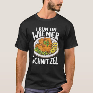 Camiseta Foodie Alemão Áustria Comida Engraçado Eu Corro No
