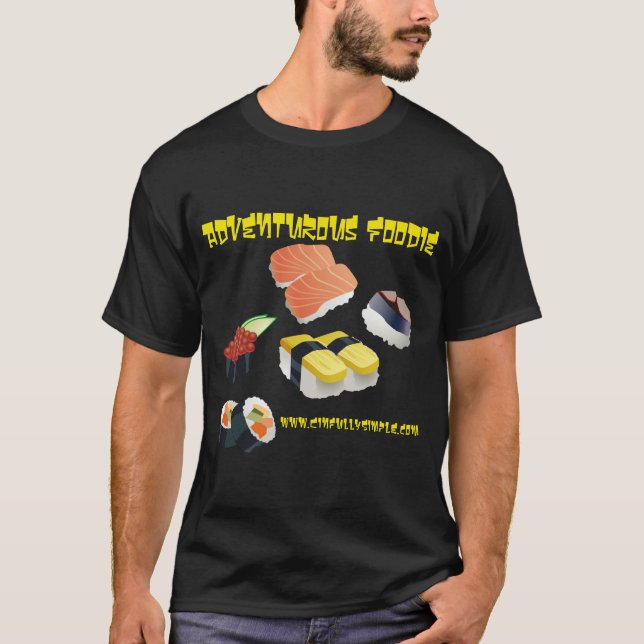Camiseta Foodie aventuroso (Frente)