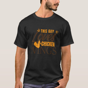 Camiseta Foodie Chicken Esta Cara Adora Asas De Frango
