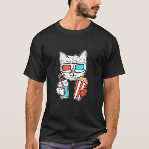 Camiseta Foodie de cinema Cat