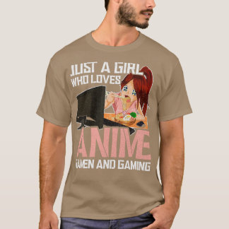 Camiseta Foodie Ramen Gamer Girl Anime