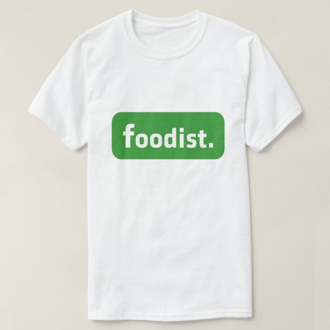 Camiseta Foodisto. (Frente do Design)