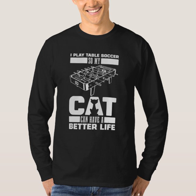 Camiseta Foosball Cat Kicker   Table Soccer (Frente)