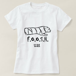 Camiseta FOOSH = caiu na mão outstretched