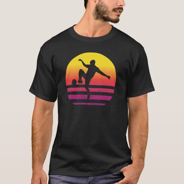 Camiseta Foot Golf Retro Sunset (Frente)