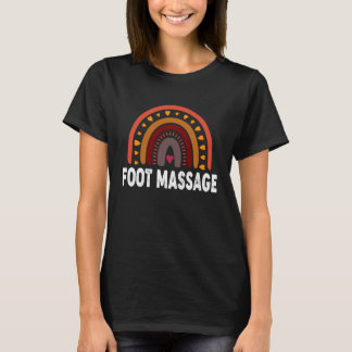 Camiseta Foot Massagers Colorful Rainbow for Therapists