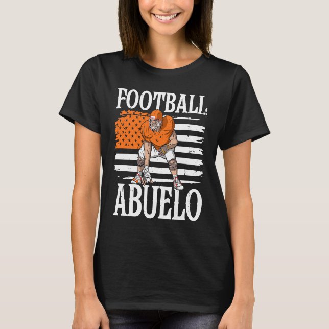 Camiseta Football Abuelo Grandpa Grandfather (Frente)