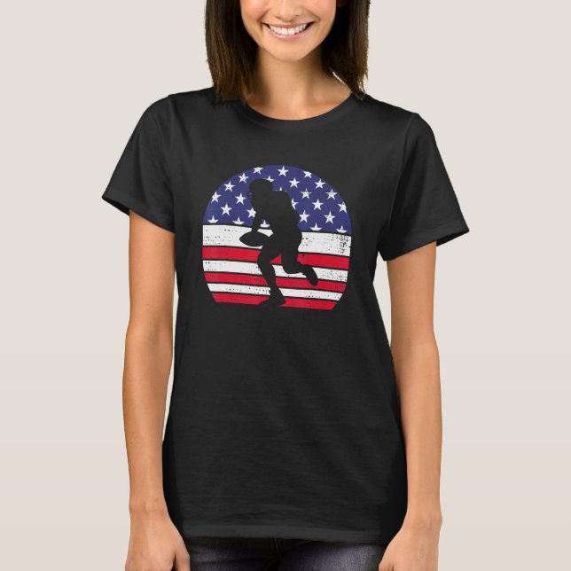 Camiseta Football American Flag Us Usa (Frente)