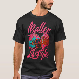 Camiseta Football Drip Bola Lifestyle Sorvete Drip Para