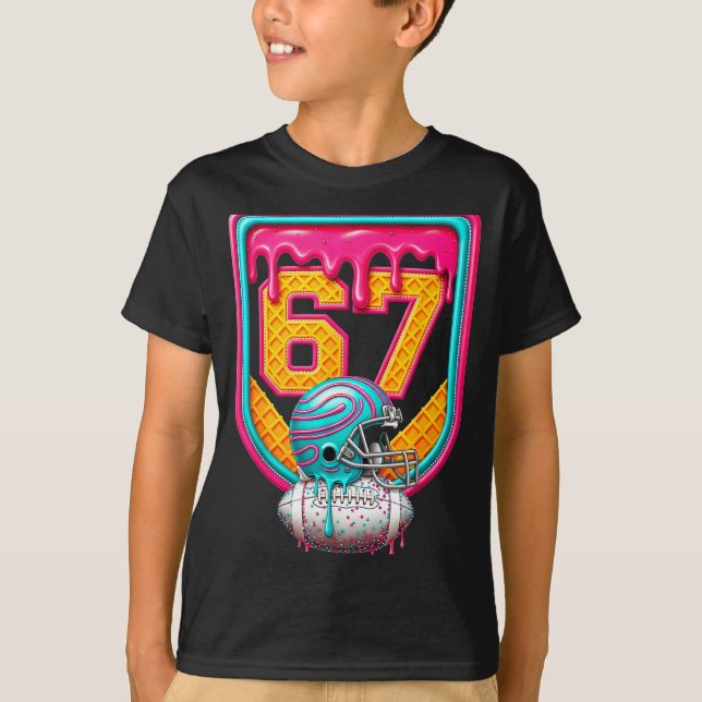 Camiseta Football Drip Number 67 Football Player  (Frente)