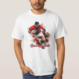 Camiseta Football Fans Graphic and Text