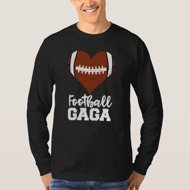 Camiseta Football Gaga Football Heart Grandma Gaga (Frente)