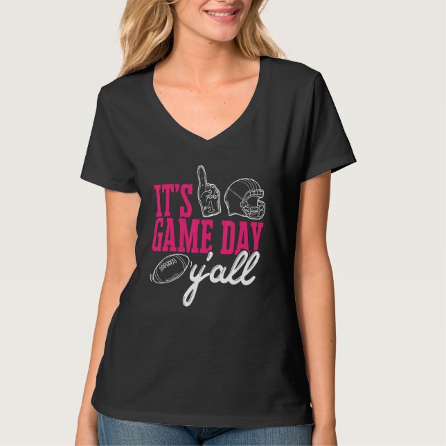Camiseta Football Game Day Women Men Football Game Day 1 (Frente)