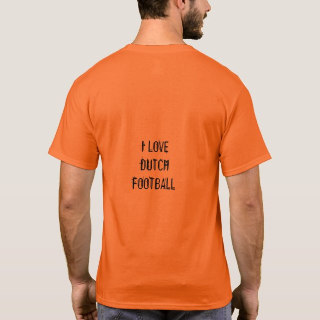 Camiseta Football Hup Holland Hup Orange Dutch T-shirt (Verso)