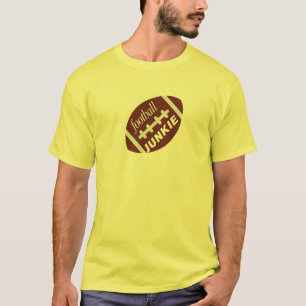 Camiseta Football Junkie T-Shirt - Minimalista Typografia S