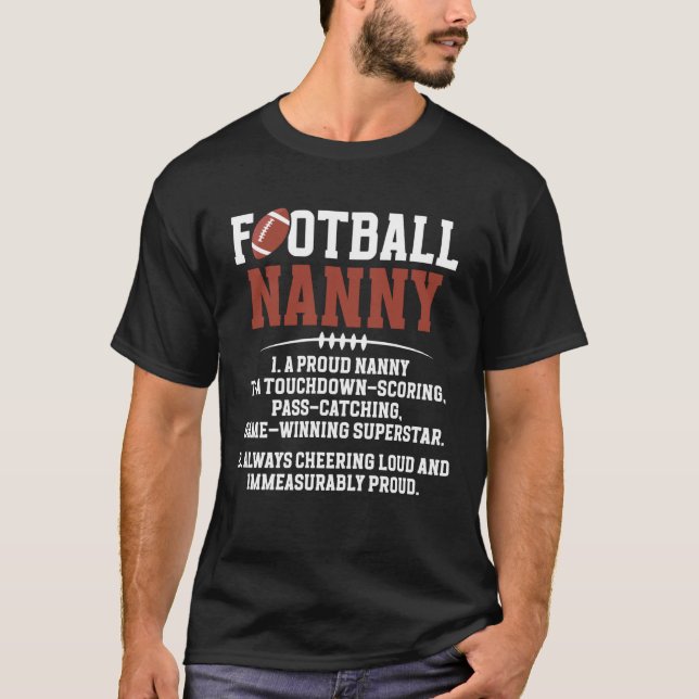Camiseta Football Nanny Definition Nanny of A Football Play (Frente)