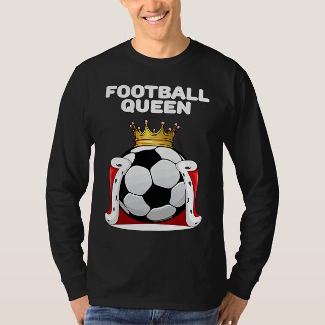 Camiseta Football Queen Girls Football Womens Football (Frente)
