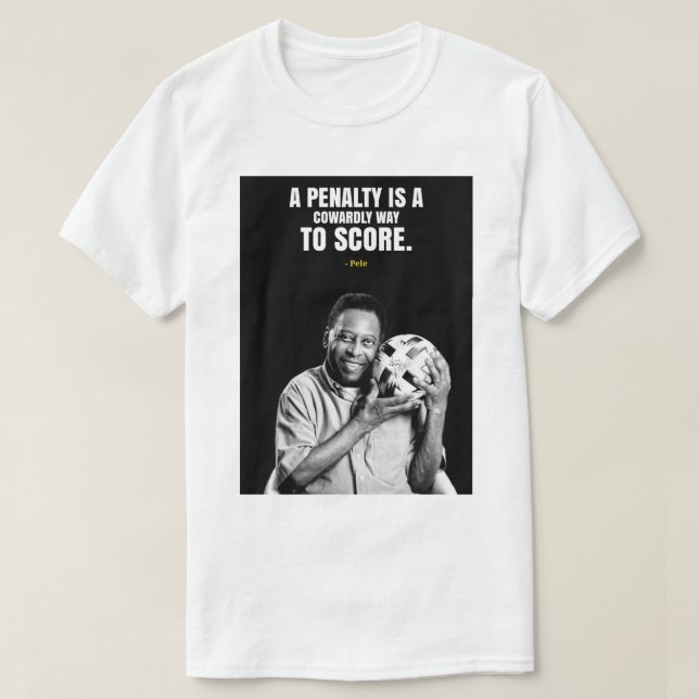 Camiseta Football quotes moivation T-Shirt (Frente do Design)