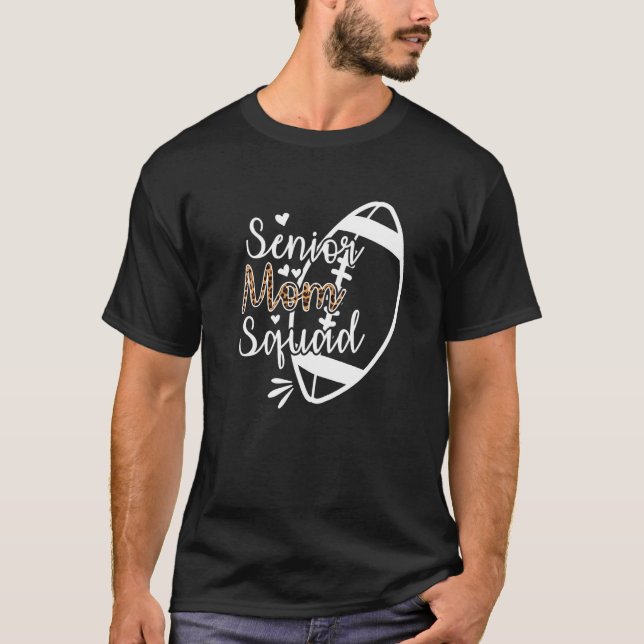 Camiseta Football Senior Mom Squad  5 (Frente)
