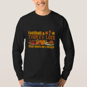 Camiseta Football Turkey Legs Family Matching Thanksgiving