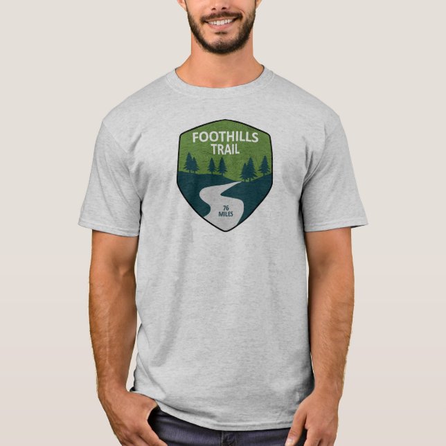 Camiseta Foothills Trail Carolina do Norte Carolina do Sul (Frente)